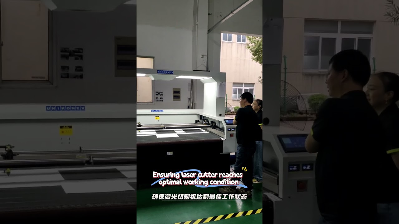 How We Test CO₂ Vision Laser Cutter Before Shipment | Vision System for Teamwear & Industrial Fabric
