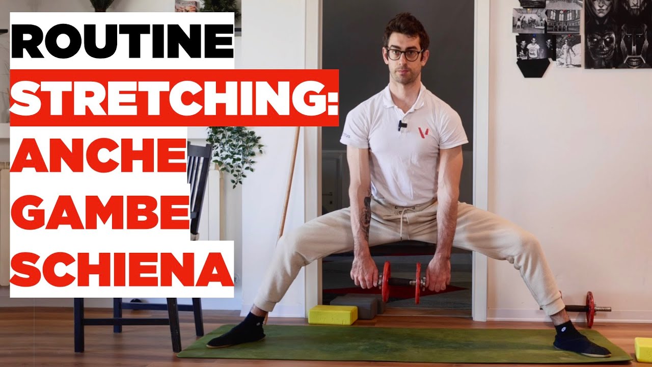 Routine stretching (40'): anche, gambe e bassa schiena