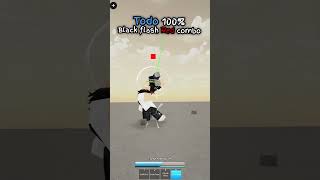 Black Flash Todo 100% red combo #jjs #Jjk #jujutsushenanigans #jujutsukaisen #roblox