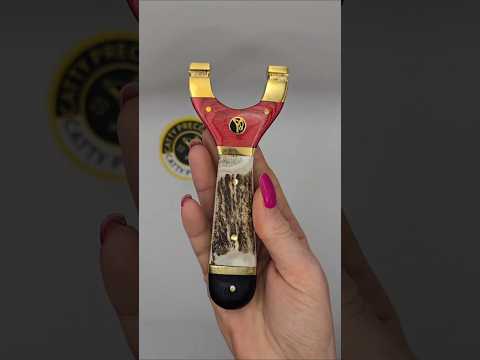 custom slingshot with steel-bearings. What slingshot do you shoot?  🔥 🔥 #slingshot #catapults #short