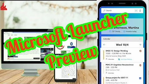 Microsoft Launcher Preview (Download link in Description Bellow)