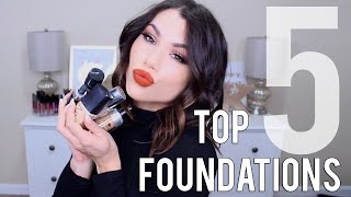 TOP 5 FOUNDATIONS WORTH THE MONEY!