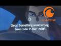 Crunchyroll - Oops Something Went Wrong - Error Code P-KAT-6005 - Fix