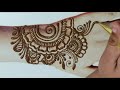 Simple easy mehendi design  arabic mehendi design by renu bhatt  05 govardhan mehendi design