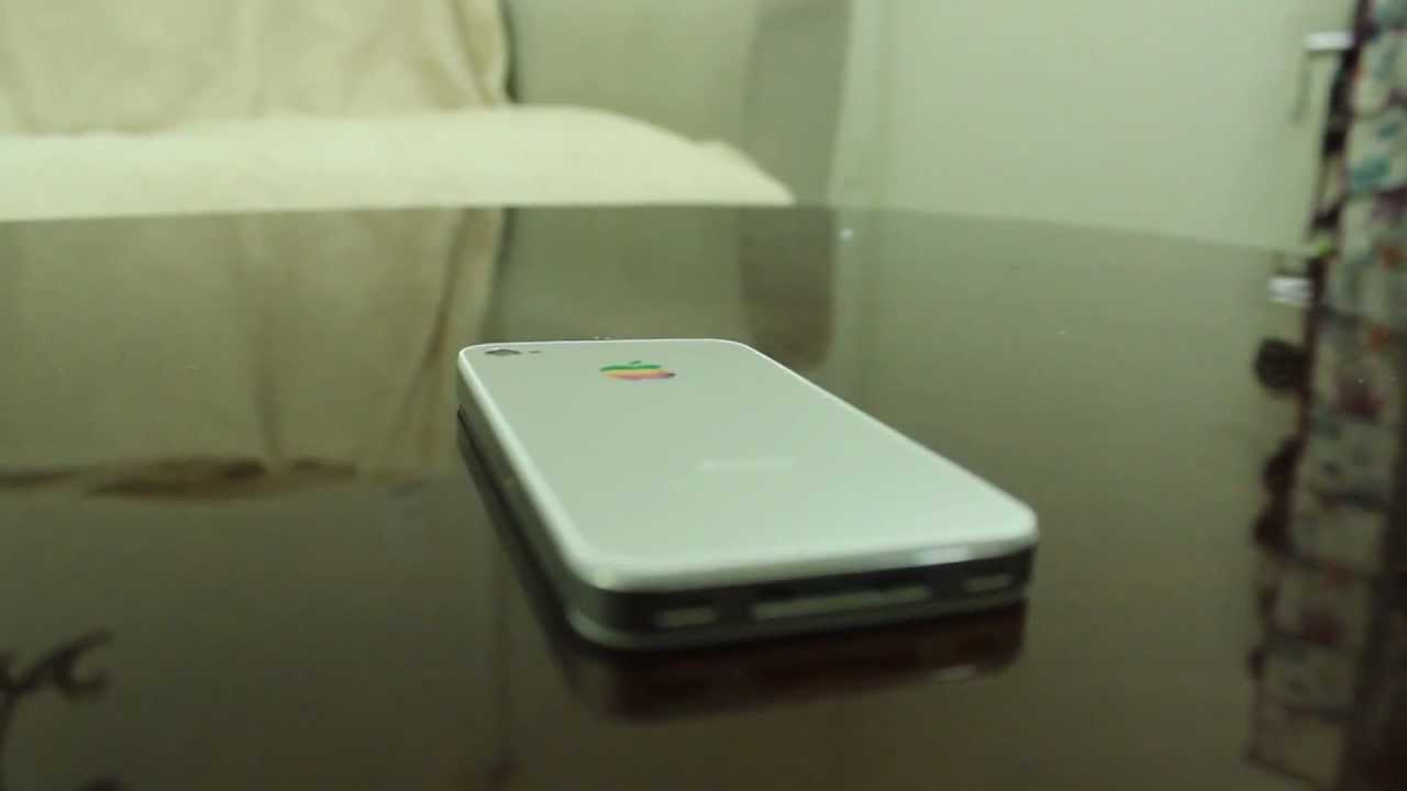 iPhone Light mod kit review version 2 colored vintage apple Logo KO Gadget