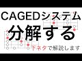CAGEDシステムを分解する！下ネタで解説します【トライアドで見るメジャースケールのポジション】
