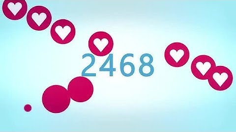 10,000 Heart Likes Counter Stock Motion Graphics