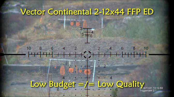Vector Continental 2-12x44 FFP ED - Top Notch Budget SPR Optic