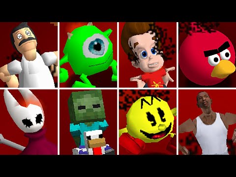 Even More Famous Characters Burning In Lava Super Mario 64 PC Port 