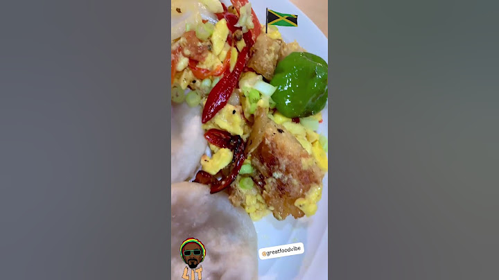 ACKEE AND SALTFISH BOILED DUMPLING LOVE IT