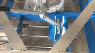 Automatic butterfly valve opening / closing system on IBC docking station