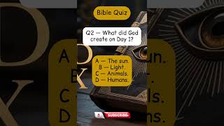 Bible Quiz — Genesis 1 — Creation — Impossible to get 4/4 😈