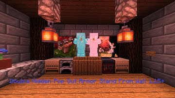[Tutorial] Double Hidden Pop Out Armor Stand From Wall 1.15+ | Winter Special