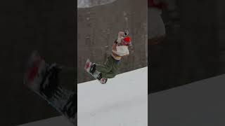 A happy little accident with Joey Fava #snowboarding