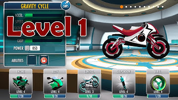 Gravity Rider Level 1 - 1.1, 1.2, 1.3 GamePlay