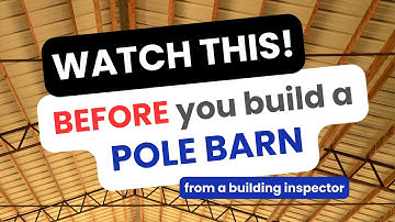 THINKING OF BUILDING A POLE BARN? | WHAT YOU NEED TO KNOW BEFORE GETTING STARTED