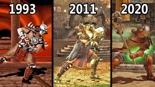 Evolution of Shao Kahn's Shoulder Charger (1993-2020)