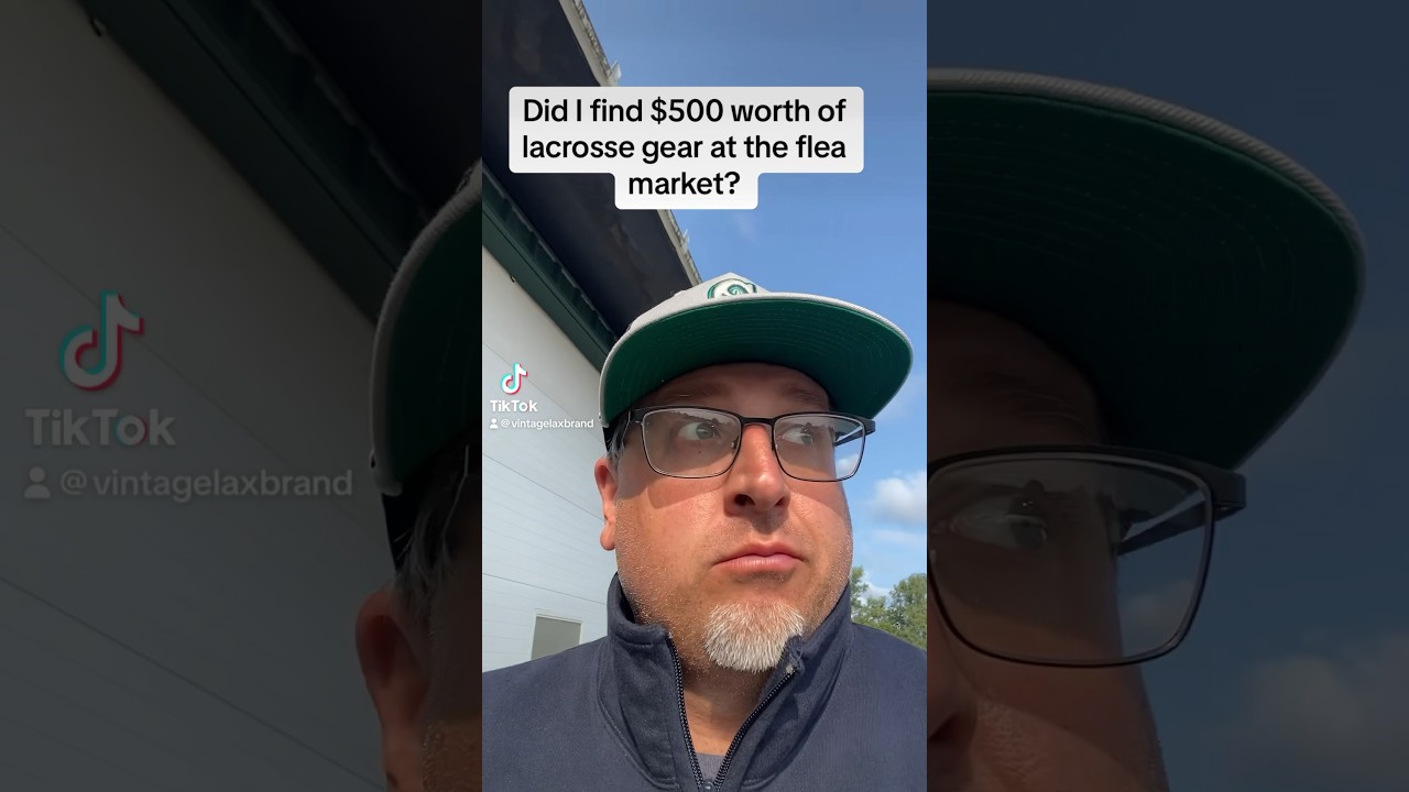 Did I find $500 worth of lacrosse gear at the Flea Market today?