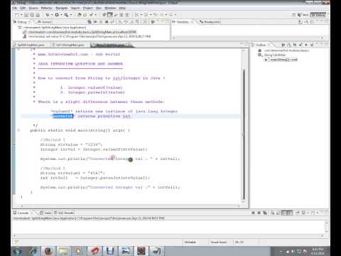 How to convert from String to Integer in Java