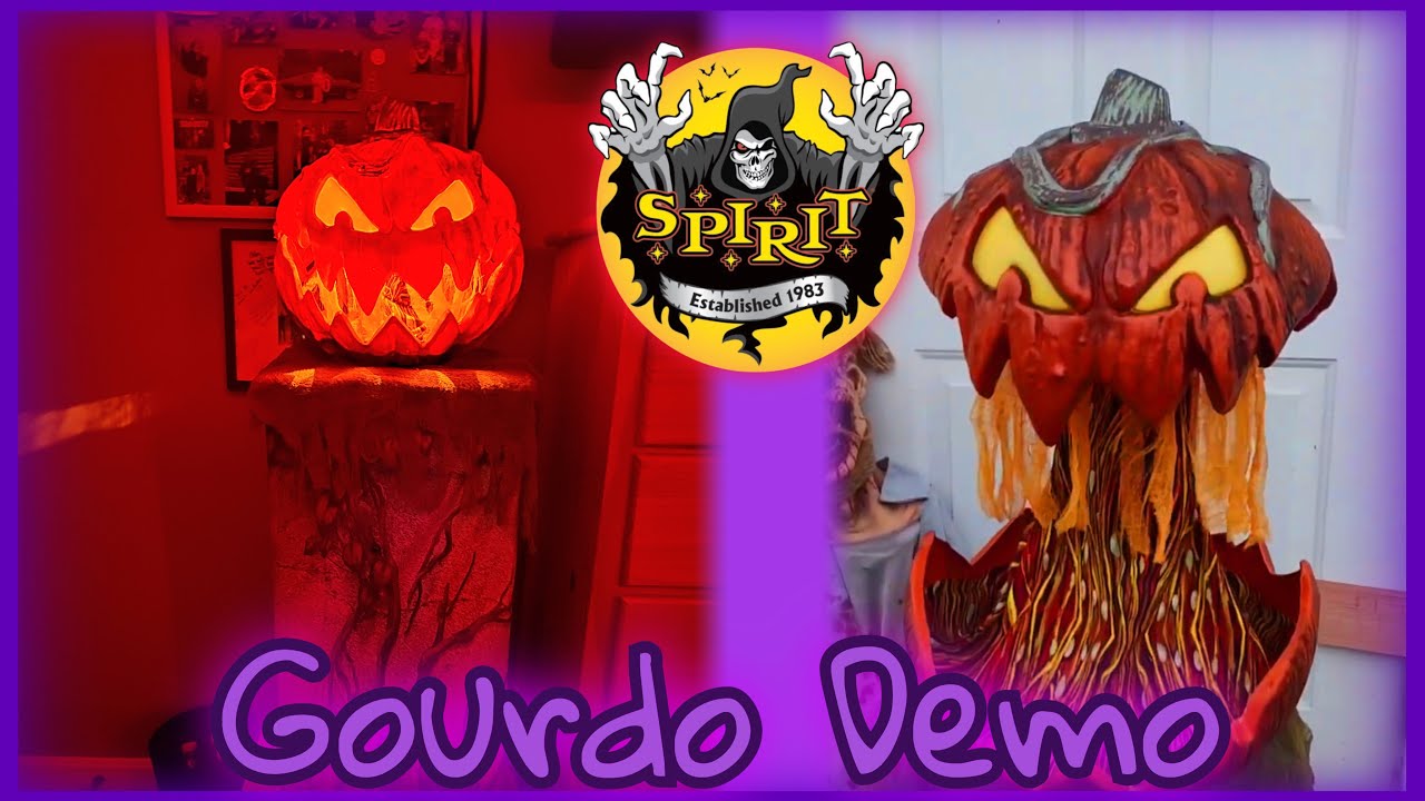 Spirit Halloween Gourdo Animatronic Halloween Rise | Meses sin interés