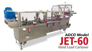 ADCO Model JET 125 - Semi Automatic Hand Load Cartoner