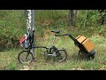 Brompton and burley travoy bicycle trailer