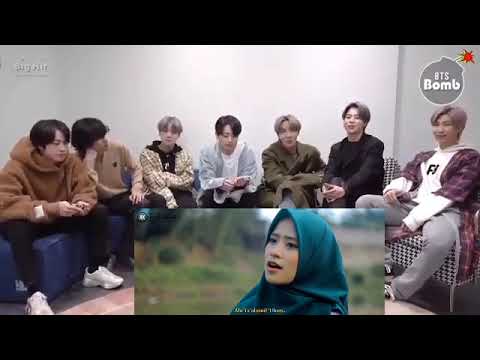 Reaction BTS Nonton Wanita Cantik Hijab Viral Tiktok