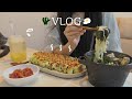 ENG)vlog 퇴근 후 집에서 요리하고🍳 , 아이패드도 구매한 일주일 일상📱ㅣ부추새우전,김치전,미역국,계란말이,두부김치,미숫가루,아이패드