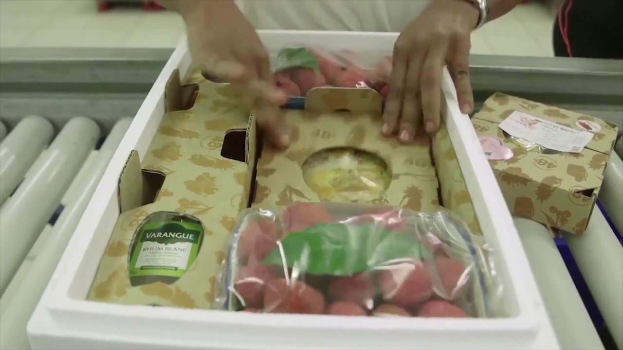 Envoi colis de letchis de La Réunion - Colipays 2015