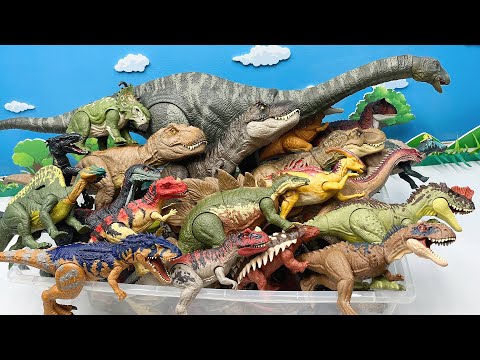 50 Dinosaur Box With Apatosaurus! Giant Dinos 41+ Inch And Tyrannosaurus