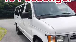 2002 Ford E350 Passenger 119k