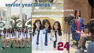 Senior year diaries || graduation photo day + more