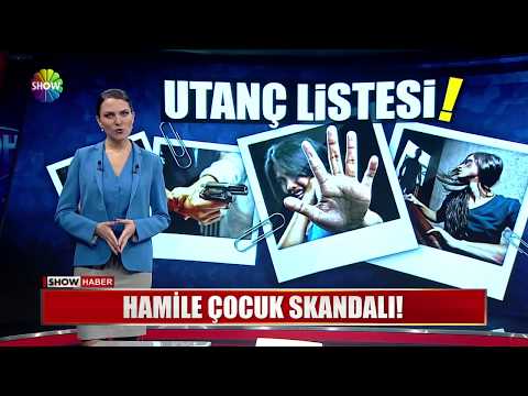 Hamile çocuk skandalı!