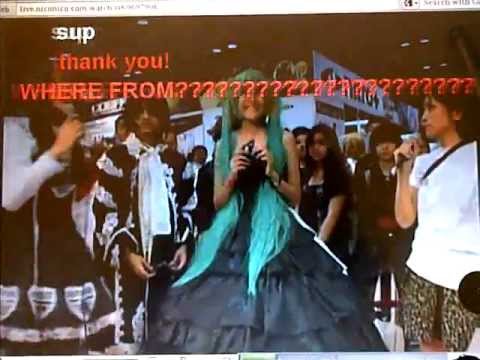 AFA 2011 nico nico douga booth (cantarella miku).3GP
