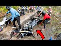 I CRASHED INTO HIM! OFF ROADING SUPERMOTO!