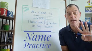 Name Writing Practice for Early Learners and the Days Of The Week song.