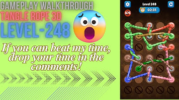 TANGLE ROPE 3D : LEVEL 248 WALKTHROUGH