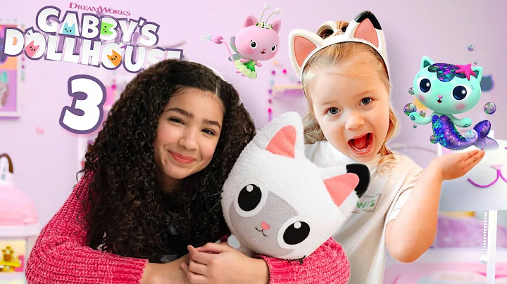 Gabby's Dollhouse friends HELP with Ivy's SLEEP OV...