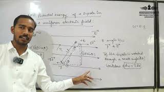 ⚡Class 12th Physics Chapter 2 | Potential Energy of Electric Dipole in Uniform Electric Field 🔥