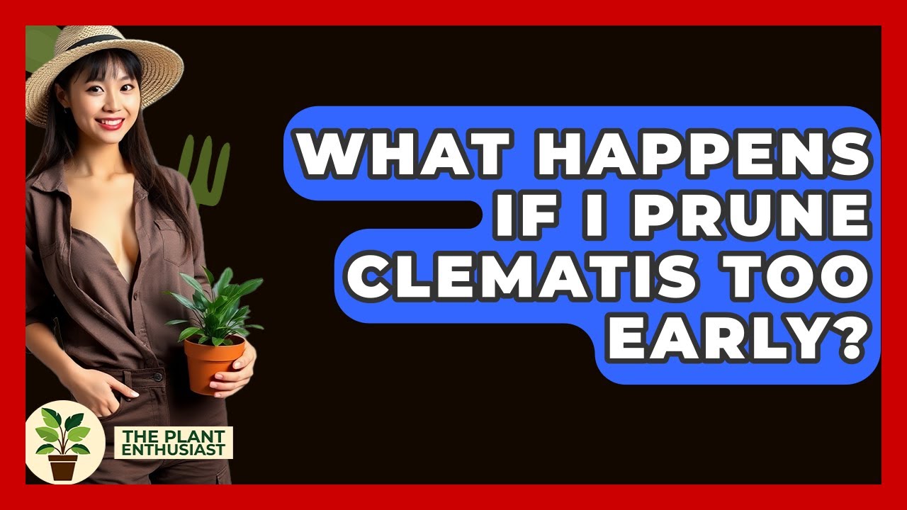 What Happens If I Prune Clematis Too Early? - The Plant Enthusiast