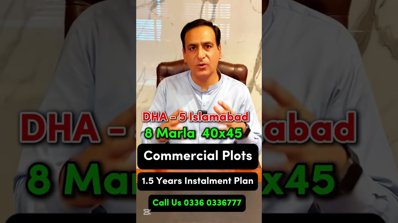 DHA 5 Commercial Plots 8 Marla on Instalment Plan 