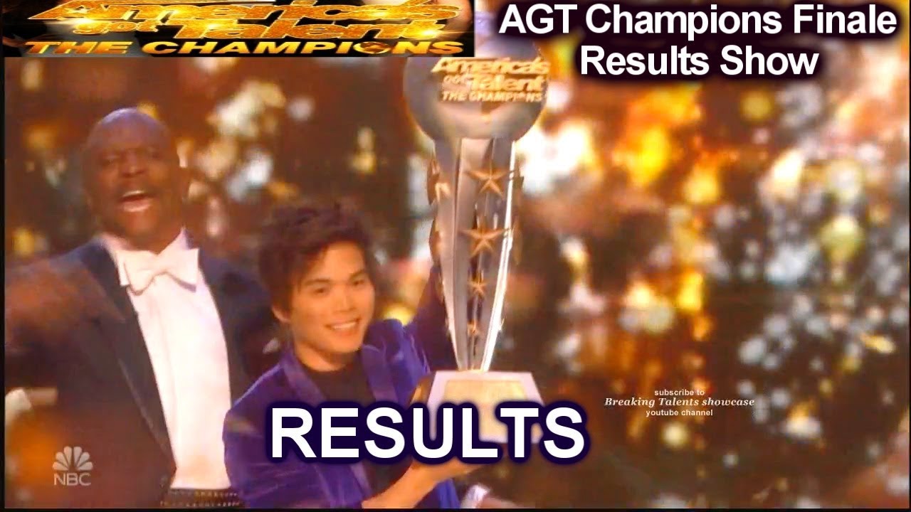 RESULTS SHIN WINS AGT The Champions America's Got Champions Finale Winner - YouTube