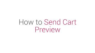 Prism Dashboard Tutorial: How to Send Cart Preview