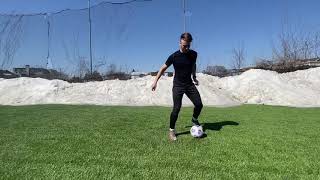 Sole side roll + step over