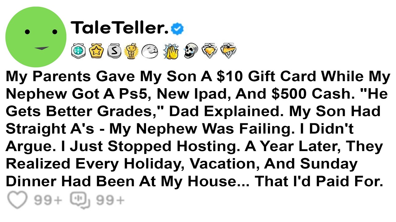 My Parents Gave My Son A $10 Gift Card While My Nephew Got A PS5, New iPad, And $500 Cash. 