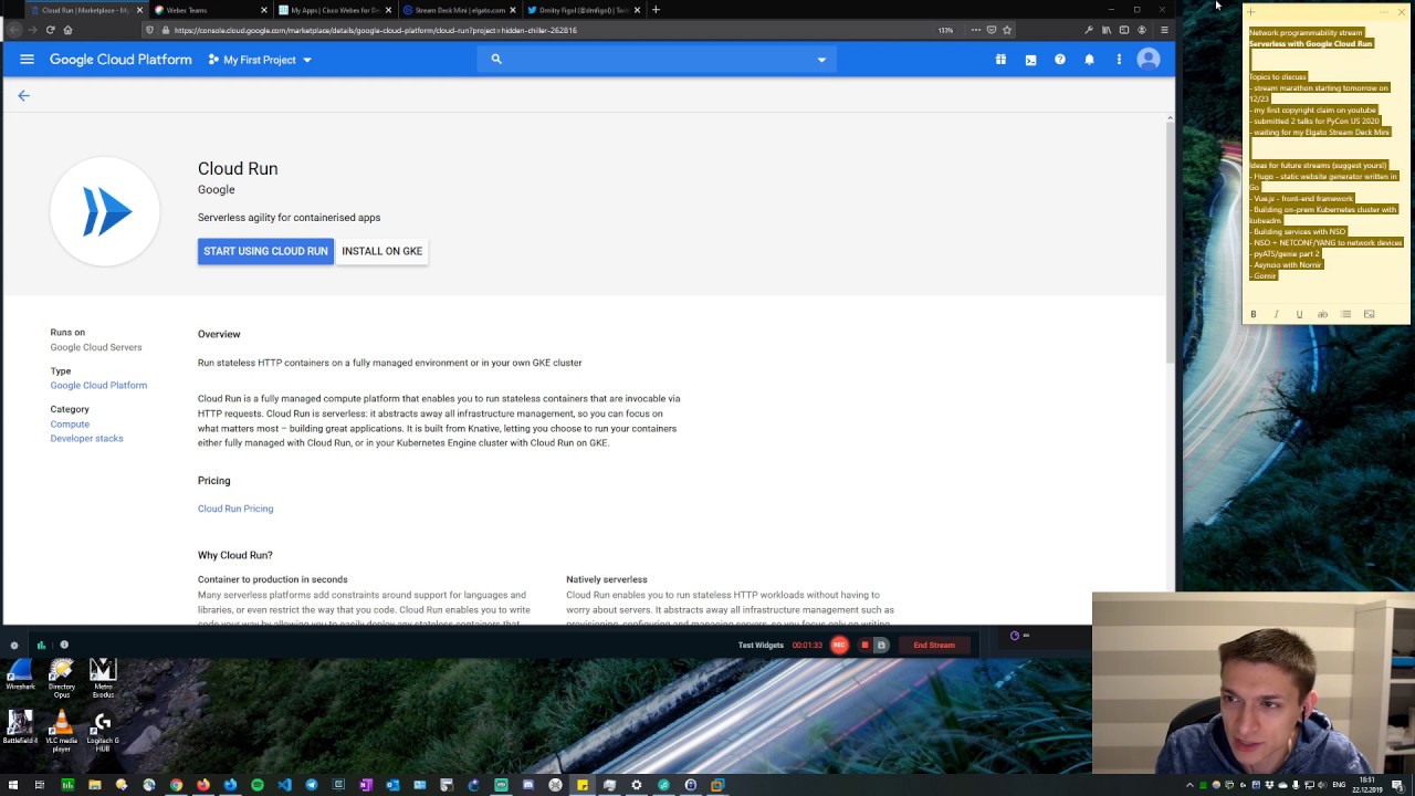 Serverless with Google Cloud Run – stream 48 - YouTube