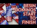 HOW TO MAKE RESIN DOMINOS || START TO FINISH