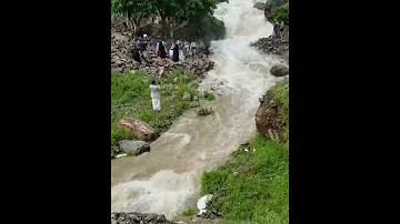 شلال وادي بناء محافظة أب باليمن 