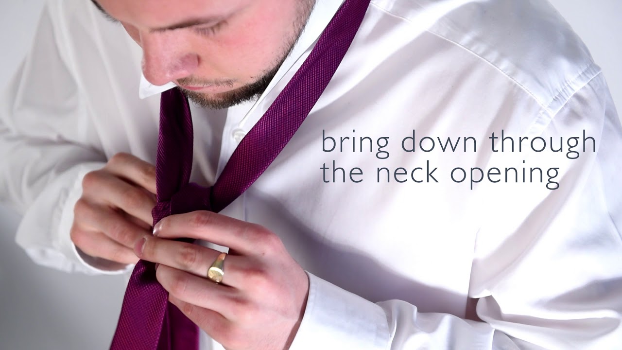 How to tie a tie | Dimensions MWUK 