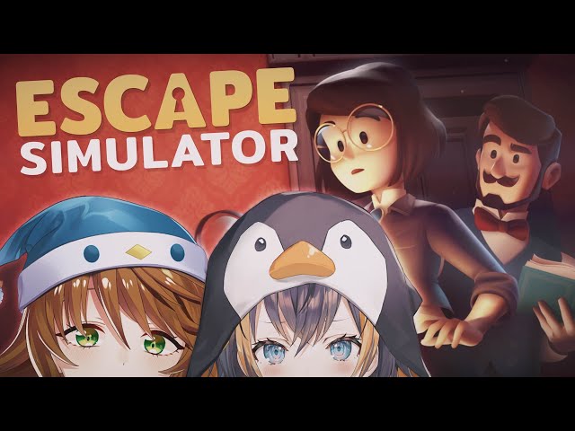 【ESCAPE SIMULATOR】pengy duo returns! 🐧【NIJISANJI EN | Petra Gurin】のサムネイル